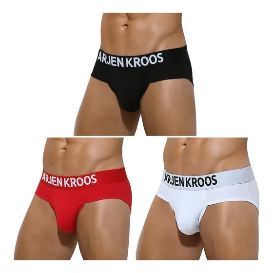 Calzoncillos Arjen Kroos De Algodón Para Hombre, 3 Piezas