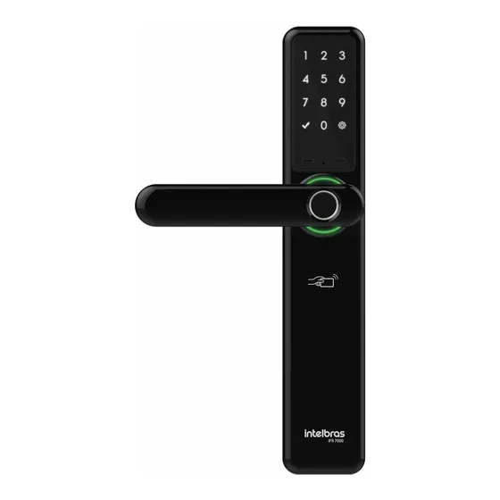 Fechadura Smart De Embutir Ifr 7000 Com Maçaneta Intelbras