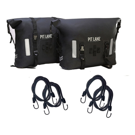Alforjas Laterales Moto Impermeables Universal 20 Litros Par Alforjas Laterales Moto Impermeables Universal 20 Litros Par