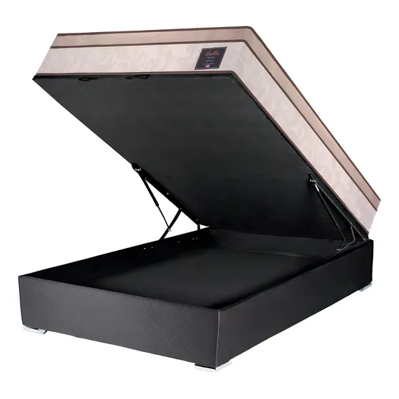 Narvaja Dallas 2 plazas 188x138cm sommier gris