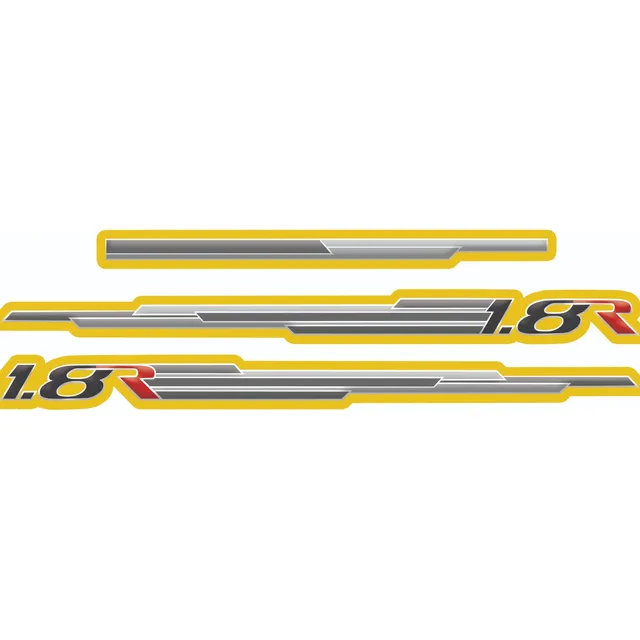 Kit Calcomanias Palio 1.8r Amarillo