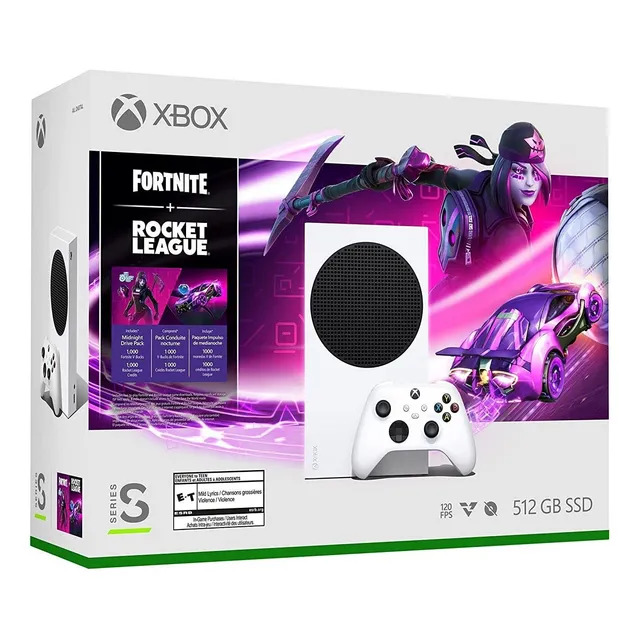 Original Xbox Series S: Paquete De Fortnite Y Rocket League