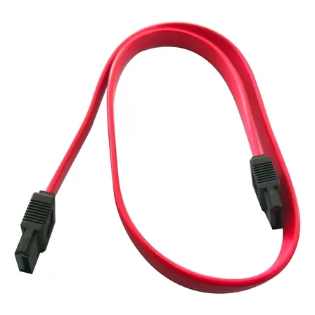 Cable De Datos Sata Placa  Pc Ssd Hdd  Rojo