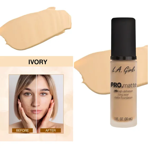 Base La Girl Pro Matte Hd High Definition 100% Original
