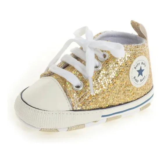Zapatos Tennis Suela Blanda Para Bebes - Niñas Y Niños