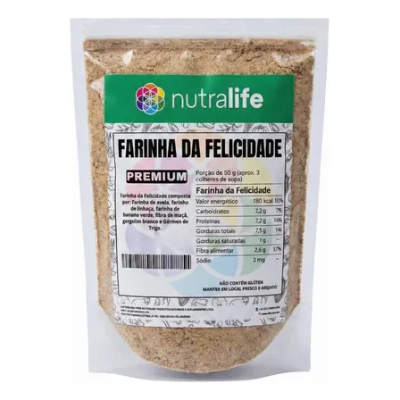 Farinha Da Felicidade Mix 6 Superalimentos Naturais 1 Kg