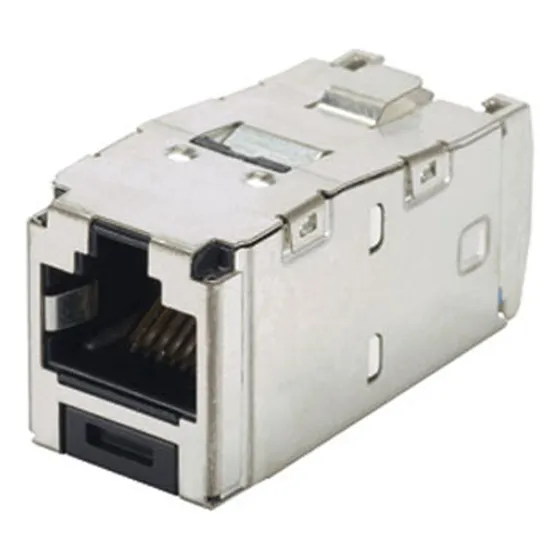Jack Coupler Panduit Cat 5e Rj45 Plateado Blindado Cjs588