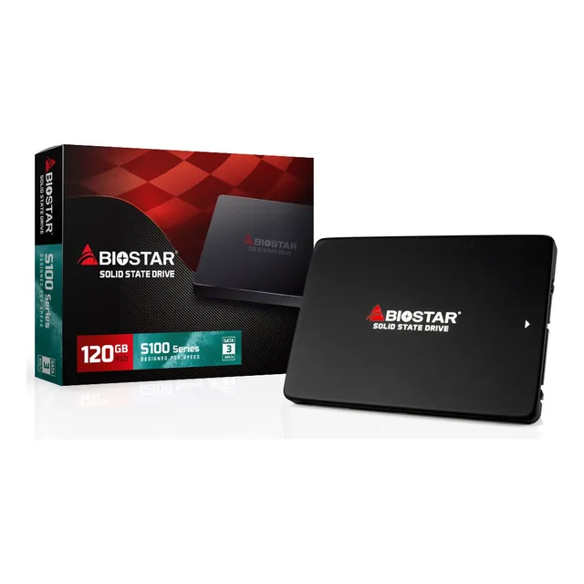 Disco Sólido Biostar Ssd 120gb 2.5'' Sata 3.0 Color Negro