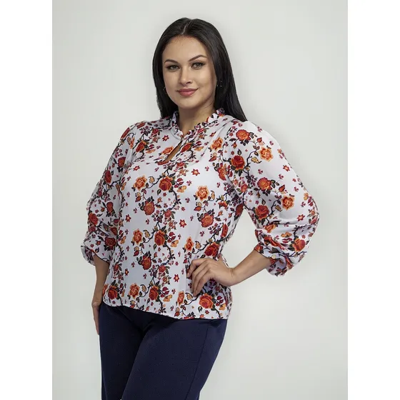 Blusa Missing 112f018 Flores Nar