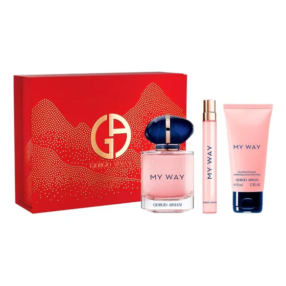 Pack Perfume Armani My Way Edp 90ml + Body Lotion + 10ml