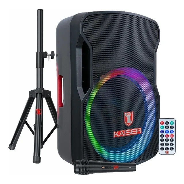 Bafle Bluetooth 15puLG Kaiser Msa-6516mx Ksr-link Usb Rgb