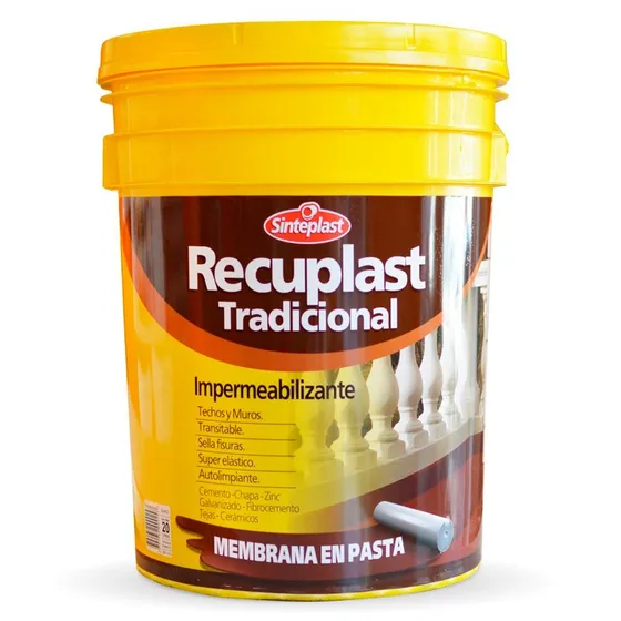 Recuplast Tradicional  X 1 Lt Imperm. Blanco-rojo-verde