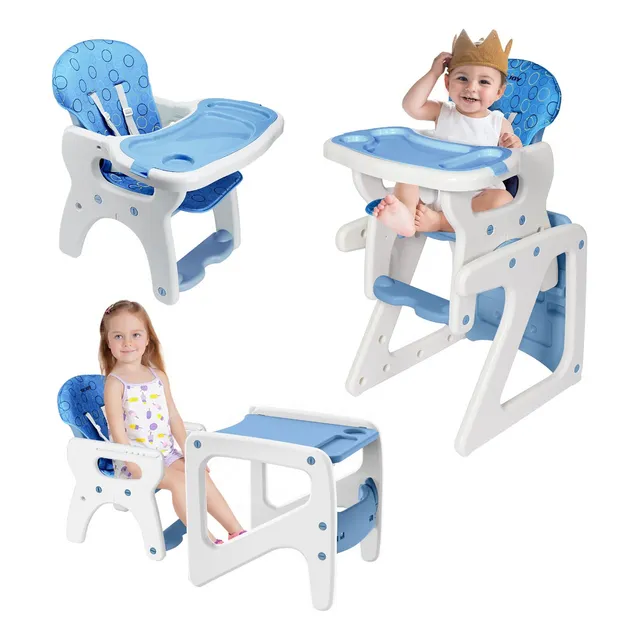 Sejoy GY01 Silla Alta Periquera Bebe Comer Azul