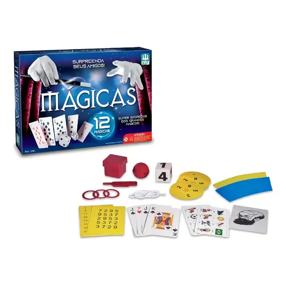 Kit Mágicas 10 Truques Nig Brinquedos Para Crianças Acima De 6 Anos