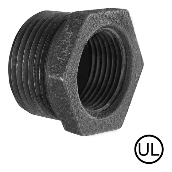 Reduccion Bushing 1 X 3/4 H/n Npt 150lbs Hierro Negro