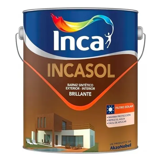 Incasol Barniz Con Filtro Solar 4lts