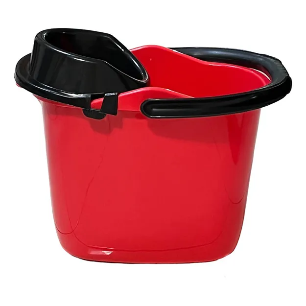Cubeta De Plastico Con Exprimidor Color Surtido 15l