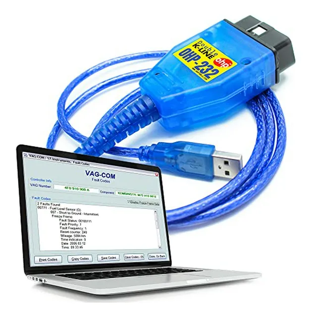 Cable Usb Obd2 Vcds-lite Para Volkswagen, Audi, Seat Y Skoda