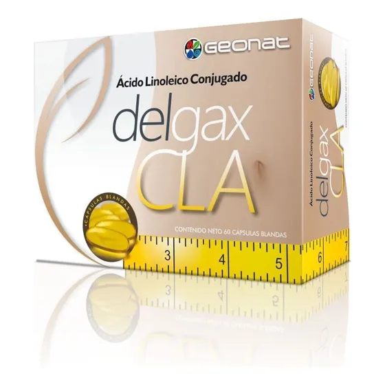 Delgax Cla (60 Caps) - Adelgazante - Geonat Sabor Sin sabor