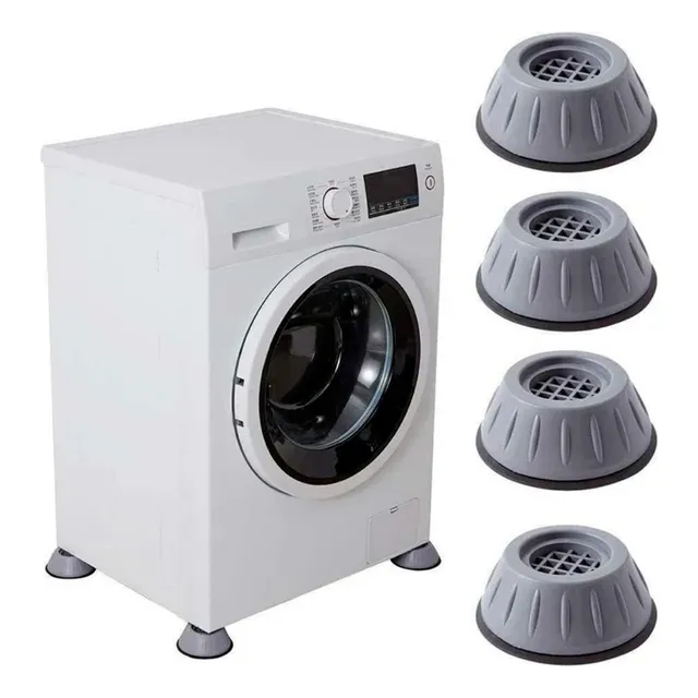 Soporte Base Lavarropa Heladera Niveladoras Antivibración X4
