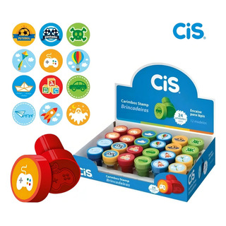 Carimbo Stamp Cis Brincadeiras Caixa Com 24 Unidades Cor Da Tinta Coloridos Cor Do Exterior Coloridos Carimbo Stamp Cis Brincadeiras Caixa Com 24 Unidades Cor Da Tinta Coloridos Cor Do Exterior Coloridos