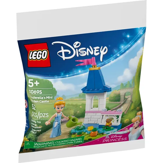 Lego Disney Mini Castillo Jardín De Cenicienta Polybag 30695 Cantidad De Piezas 52