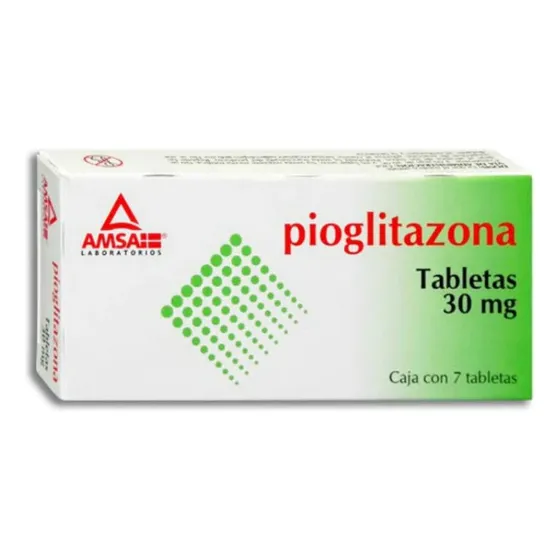Pioglitazona 7 Tabletas 30mg