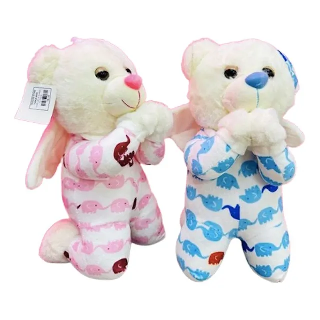 Peluche Oso Oracion Reza Angel De La Guarda 35 Cm