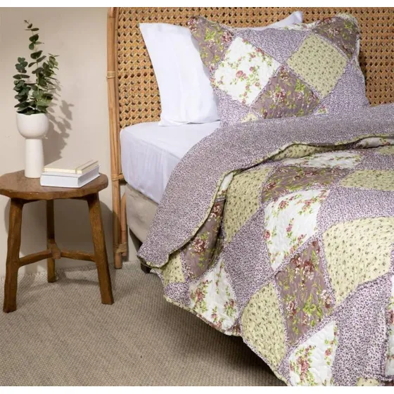 Textil Viña Cubrecama Patch  1.5 Plazas