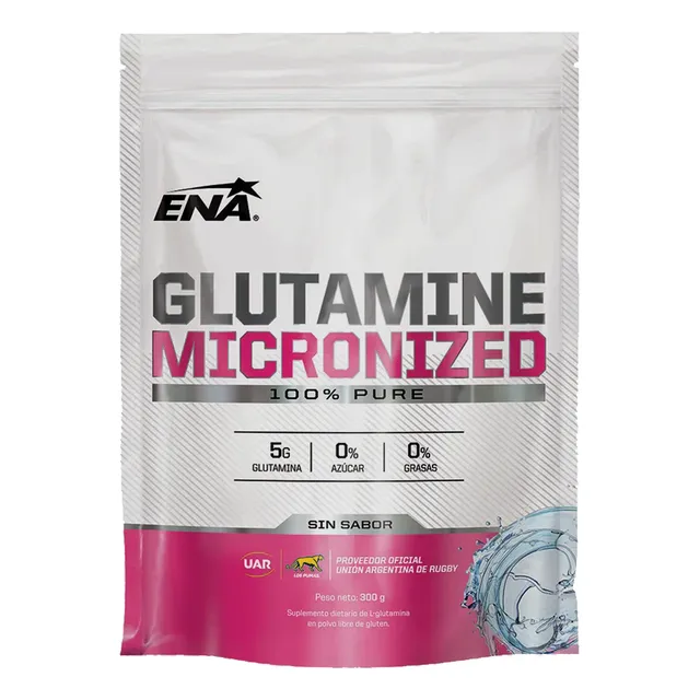 Glutamina Pura 300 Gramos Ena Ideal Recupero Post Entrenos