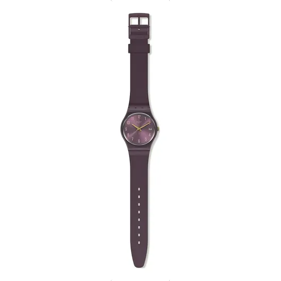 Reloj Swatch Pearlypurple Gv403 Color de la correa Violeta Color del fondo Violeta