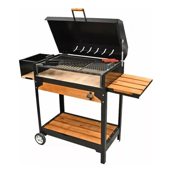 Parrillero Chulengo Premium Tambor Fogonero Parrillasarg Color Negro