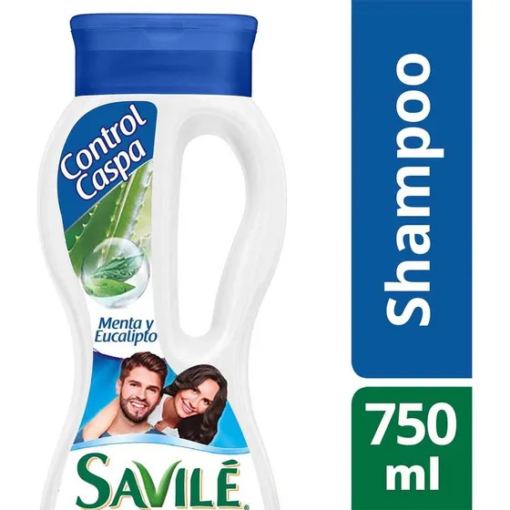 Shampoo Control Caspa Menta y Eucalipto 750ml Savilé