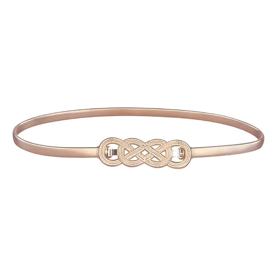 Cinto Feminino Metal Elástico Design Fivela Hl-23