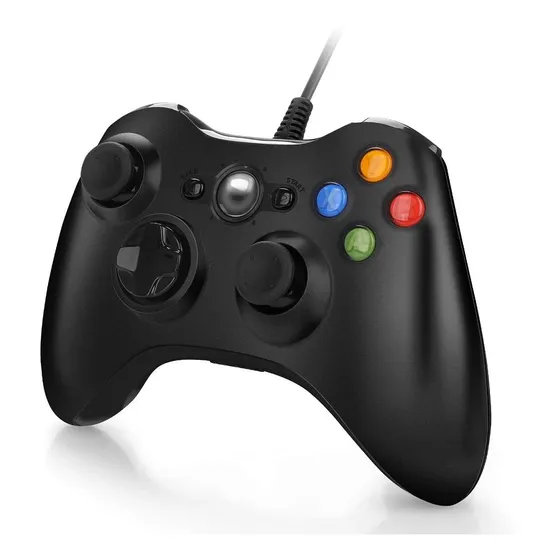 Joystick Para Xbox Compatible 360 / Pc Con Cable Febo