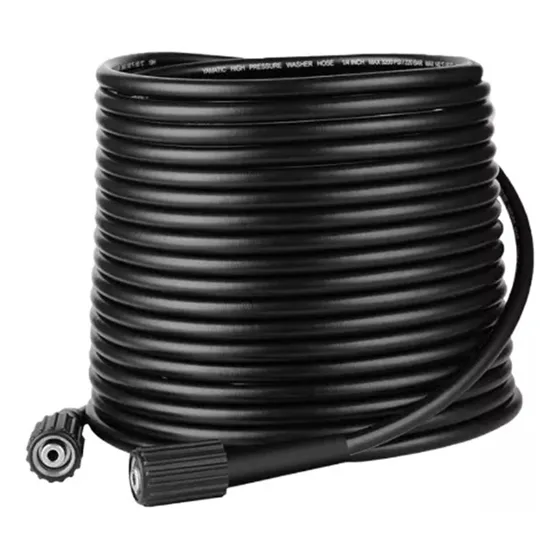 Fivgace, M22, 15 m, 2000 psi, PVC Manguera resistente para hidrolavadora, fácil de instalar, resistente a alta presión, flexible, resistente a la abrasión