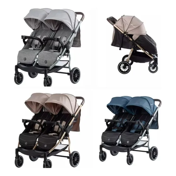 Coche Para 2 Bebes Gemelos Mellisos Reclinable