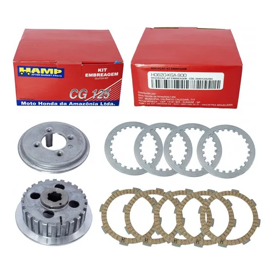 Kit Embreagem Cg Titan/fan 125 1992 A 2008 Honda Hamp