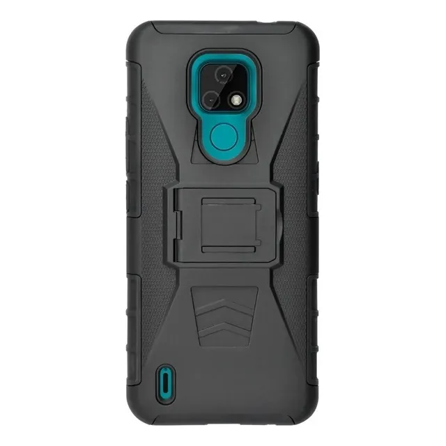 Funda De Uso Rudo + Mica Moto C E4 E5 G4 G5 G6 G7 Z2 Z3 One