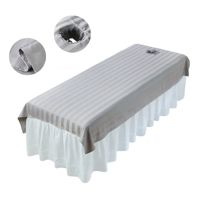 Sábana De Cama De Belleza Profesional De Spa Color Sólido