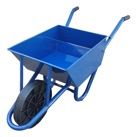 Carretilla 70 Lts Reforzada Chapa Rueda De Construcción