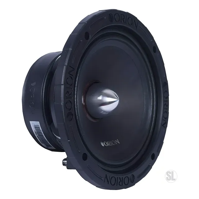 Bocina tipo midrange Orion XTR654 para carro/camioneta color negro de 4Ω 6.5" x 6.5" x 6.5 " x 2 unidades