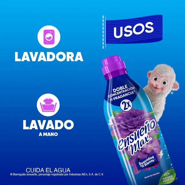 Ensueño Suavizante Rocío De Violetas 850 Ml