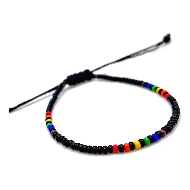 Pulsera O Tobillera Arcoiris Lgbt