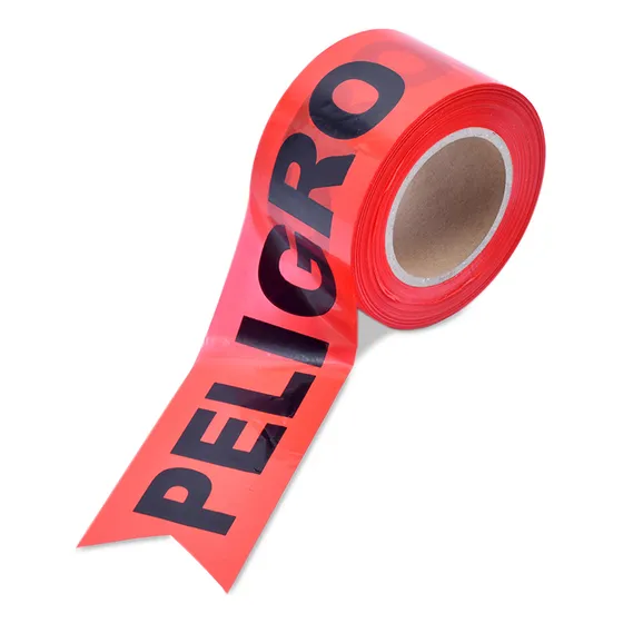 Cinta Roja Seguridad Peligro No Pase 7,5 Cm X 100mts