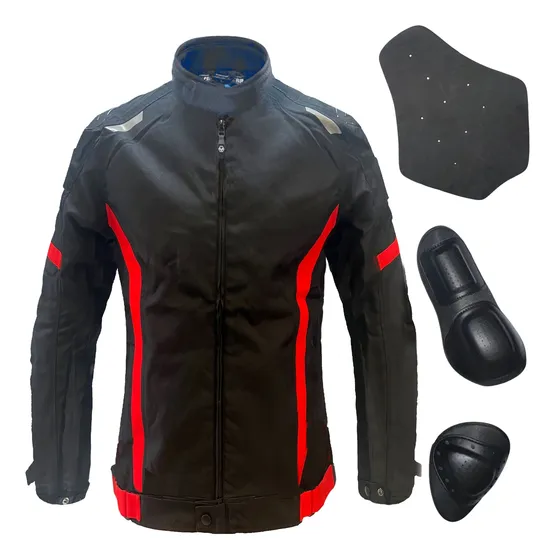Campera Moto Cordura Con Protecciones - Jeans710