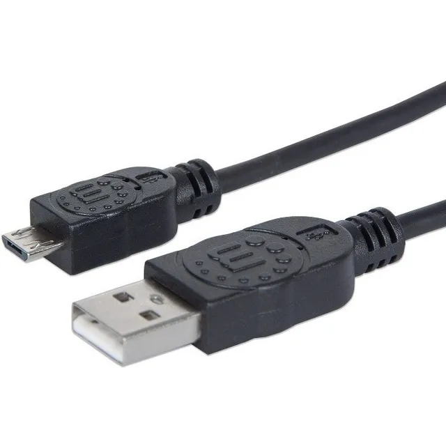 Cable Usb A Micro Usb-b Manhattan Alta Velocidad 1.8m 307178
