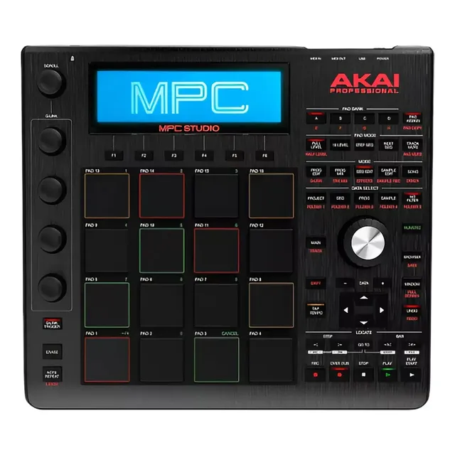 Controlador Midi Akai Mpc Studio 16 Pads Lcd
