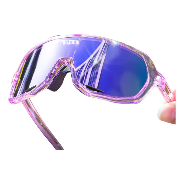 Lentes De Sol Mujer Deportivos Fotocromáticos Protección UV Rosa Claro
