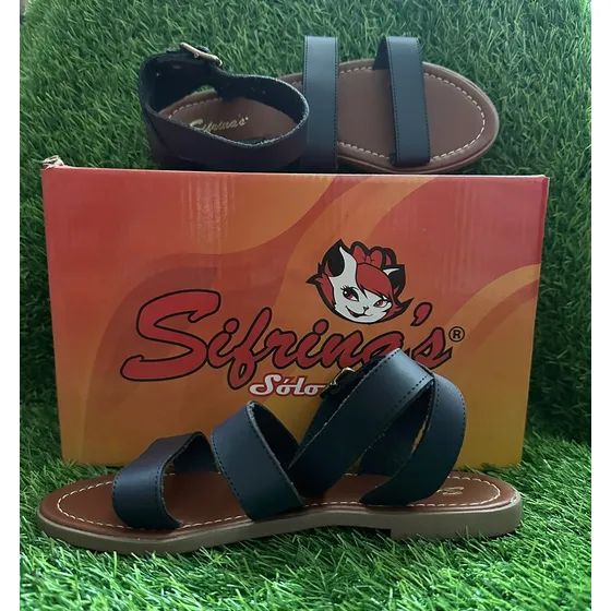 Sandalias Sifrinas Para Damas Bajitas Modelo 11006